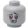 LEGO Aufbewahrungskopf STORAGE HEAD ZOMBIE L steingrau
