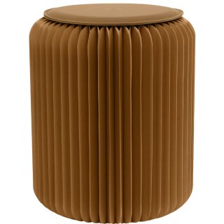 PAPERFLOW Faltbarer Hocker Flexistool Höhe 420 mm braun