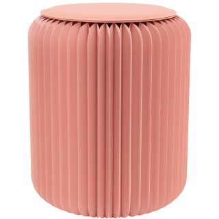 PAPERFLOW Faltbarer Hocker Flexistool Höhe 420 mm rose