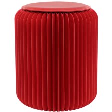 PAPERFLOW Faltbarer Hocker Flexistool Höhe 420 mm rot