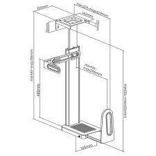 LogiLink PC-Halter zur Untertisch-/Wandmontage schwarz