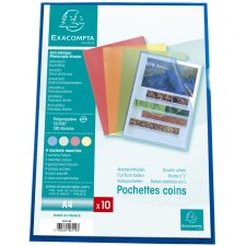 EXACOMPTA Sichthülle DIN A4 PP 0,12 mm farbig sortiert