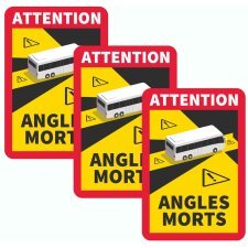 IWH Toter-Winkel-Magnet + Aufkleber "Angles...