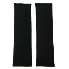 IWH KFZ-Gurtpolster Alcantara schwarz 2er Set