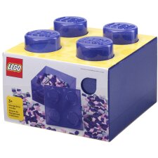 LEGO Aufbewahrungsstein STORAGE BRICK 4 GLITTER violett