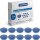 magnetoplan Rundmagnet "Basic" 38 mm blau 10 Magnete