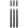 ROYAL TALENS Pigment Fineliner Medium schwarz 3er Set