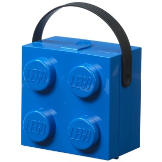 LEGO Brotdose mit Tragegriff blau