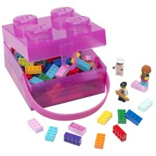 LEGO Brotdose mit Tragegriff blau