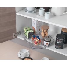 metaltex Drehplatte Loop Kunststoff transparent