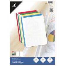 kangaro Schnellhefter DIN A4 aus PP farbig sortiert