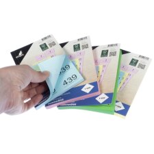 kangaro Nummernblock 1-500 farbig sortiert