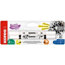 Kores Acrylmarker Duo 2 Spitzen 6er Set farbig sortiert