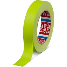 tesa Gewebeband 4671 Neon 25 mm x 25 m neon-gelb (1 Rolle)