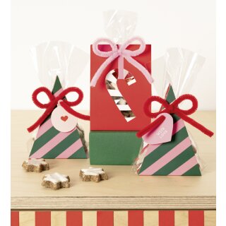 folia Gebäck-Verpackungs-Set SWEET CHRISTMAS