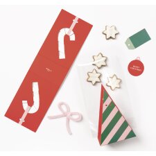 folia Gebäck-Verpackungs-Set SWEET CHRISTMAS
