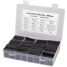 LogiLink Schrumpfschlauch-Set 300-teilig schwarz