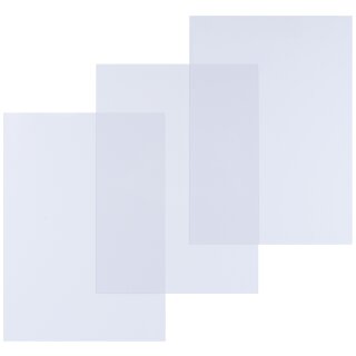 pavo Einbanddeckel DIN A4 PP transparent matt 0,30 mm