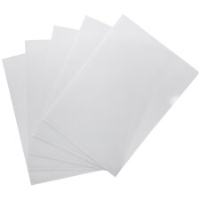 pavo Sichthülle DIN A4 PP 0,10 mm genarbt transparent