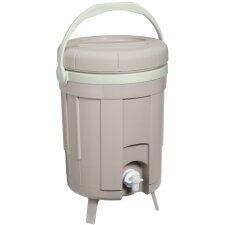 EDA Komposteimer BOKASHI 8 Liter kalkfarben / mandel