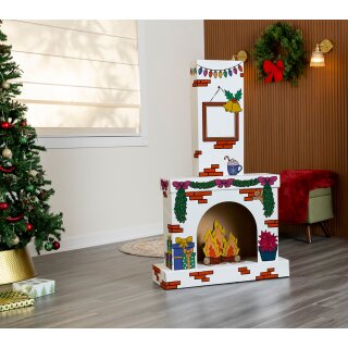 Fellowes Bankers Box Spielkarton WEIHNACHTSKAMIN Wellpappe
