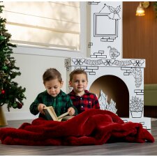 Fellowes Bankers Box Spielkarton WEIHNACHTSKAMIN Wellpappe