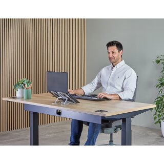 Fellowes mobiler Notebook-Ständer Alumia schwarz