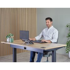 Fellowes mobiler Notebook-Ständer Alumia schwarz