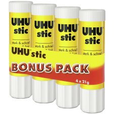 UHU Klebestift stic lösemittelfrei Bonuspack 4 x 21...