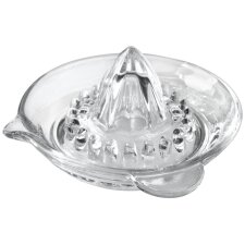 metaltex Zitruspresse Glas Durchmesser: 130 mm transparent