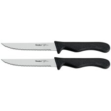 metaltex Steakmesser/Tomatenmesser Basic schwarz 2er Set