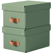 LEITZ Aufbewahrungsbox-Set Puro Karton 7 Liter beige