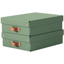 LEITZ Aufbewahrungsbox-Set Puro Karton 8 Liter beige