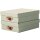 LEITZ Aufbewahrungsbox-Set Puro Karton 8 Liter beige