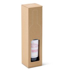 ColomPac Wein-Präsentkarton braun für 1 Flasche