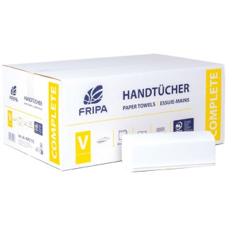 Fripa Handtuchpapier COMPLETE 250 x 230 mm V-Falz,hochweiß