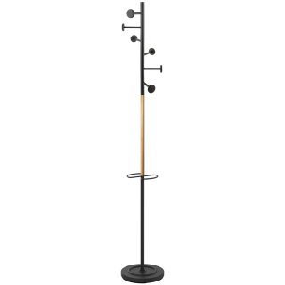 UNiLUX Garderobenständer SNOOD schwarz/buche