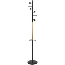 UNiLUX Garderobenständer SNOOD schwarz/buche