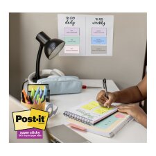Post-it Haftnotizen super sticky Recycling notes Pastell