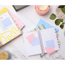 Post-it Haftnotizen transparent notes pastellorange
