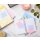 Post-it Haftnotizen transparent notes pastellorange