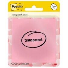 Post-it Haftnotizen transparent notes pastellblau