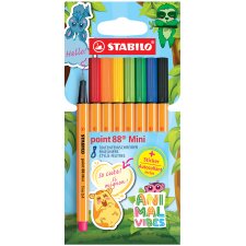 STABILO Fineliner point 88 Mini Animal Vibes 8er Etui