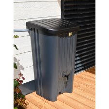 EDA Regentonne RECUP DECO 150 Liter anthrazit