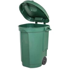 EDA Abfalltonne 110 Liter Kunststoff grün