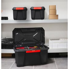 EDA Aufbewahrungsbox XPERT PRO 70 L schwarz / rot