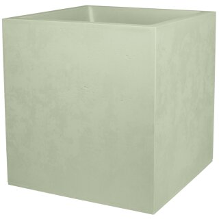 EDA Pflanzgefäß BASALT doppelwandig 395 mm mandelgrün
