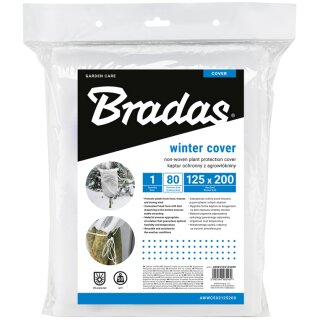 Bradas Winter-Vlieshaube für Pflanzen 800 mm weiß