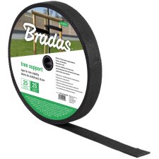 Bradas Baum-Bindeband PP 25 mm x 25 m schwarz