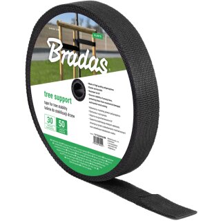 Bradas Baum-Bindeband PP 30 mm x 50 m schwarz